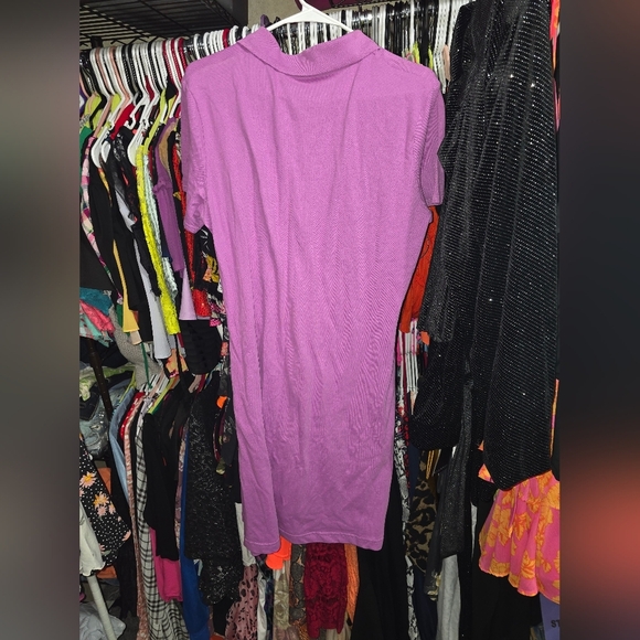 💋5/20 PURPLE Lee Riders Polo Shirt Dress Large - Picture 4 of 4